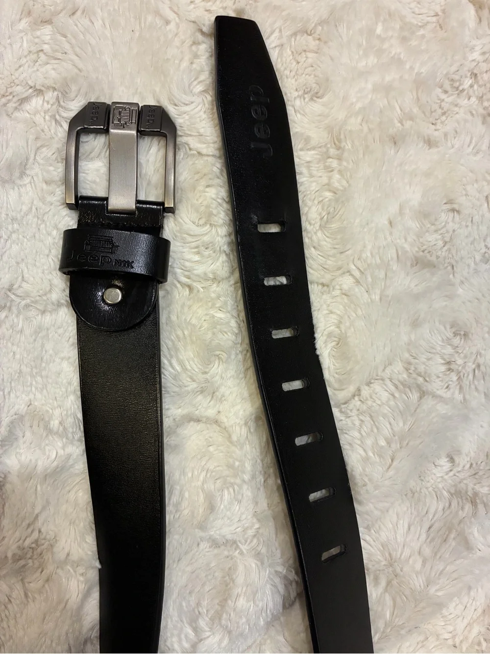 Jeep black men’s classic belt 39 inch long
